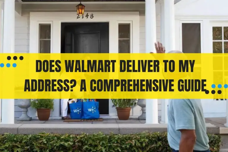 Does Walmart Deliver to My Address