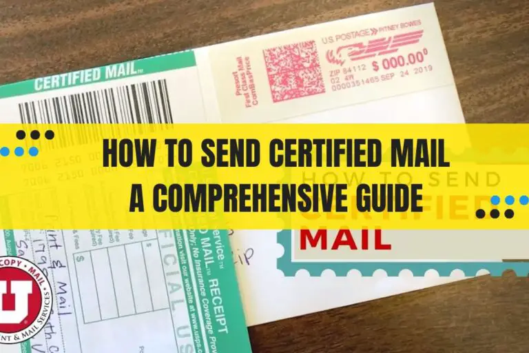 How to Send Certified Mail