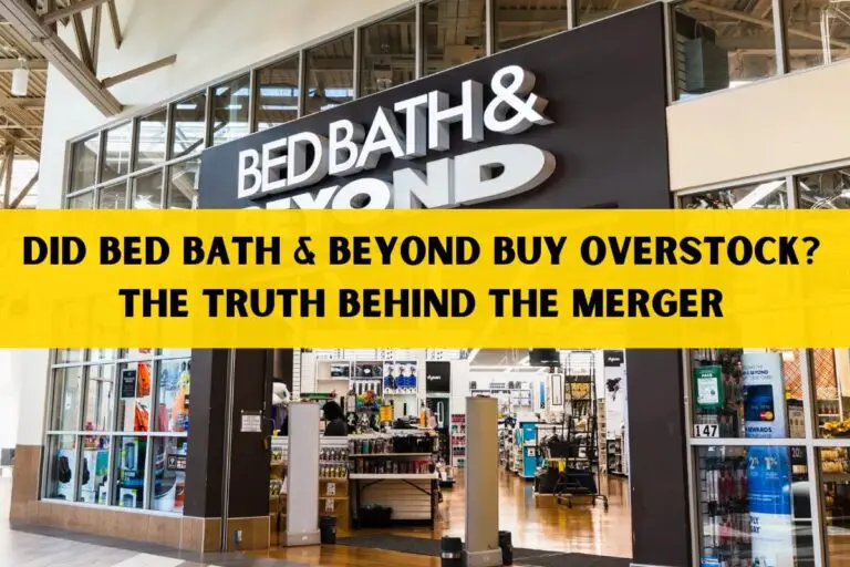 Did Bed Bath & Beyond Buy Overstock