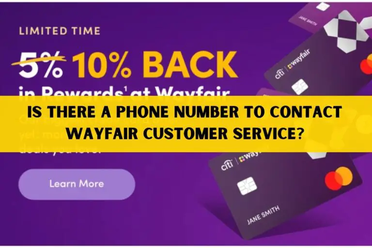 Is There a Phone Number to Contact Wayfair Customer Service