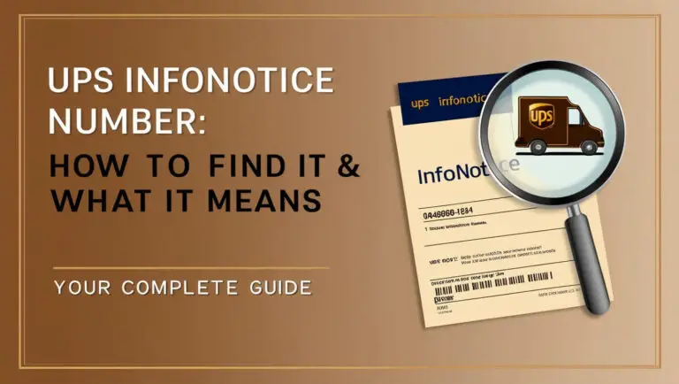 UPS InfoNotice Number