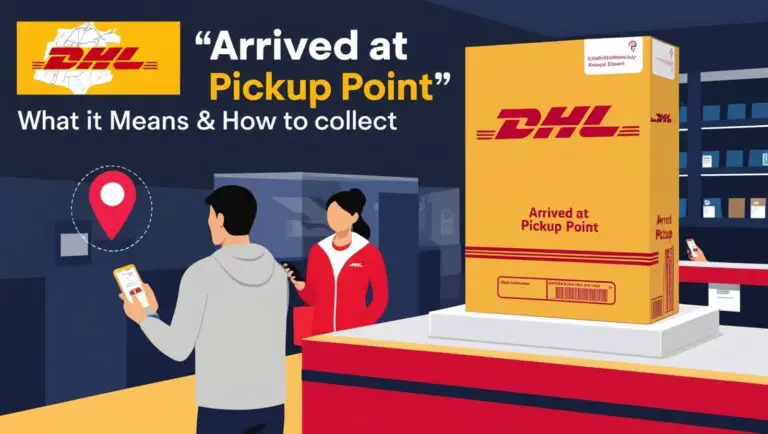 DHL "Arrived at Pickup Point