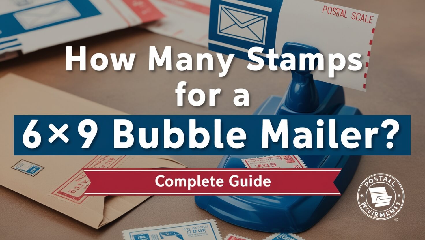 How Many Stamps for a 6x9 Bubble Mailer