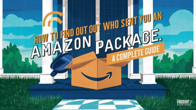 How to Find Out Who Sent You an Amazon Package