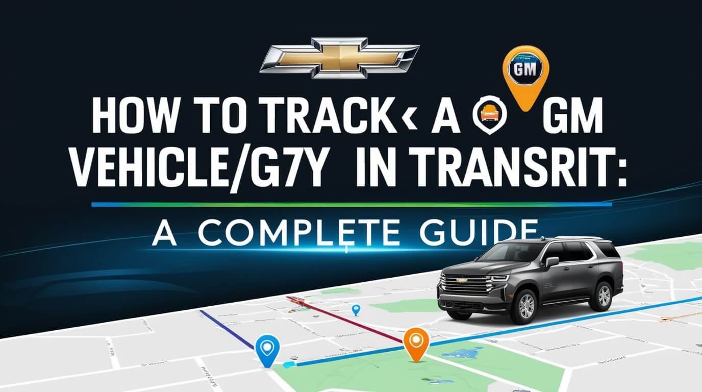 How to Track a GM Vehicle/Chevy in Transit