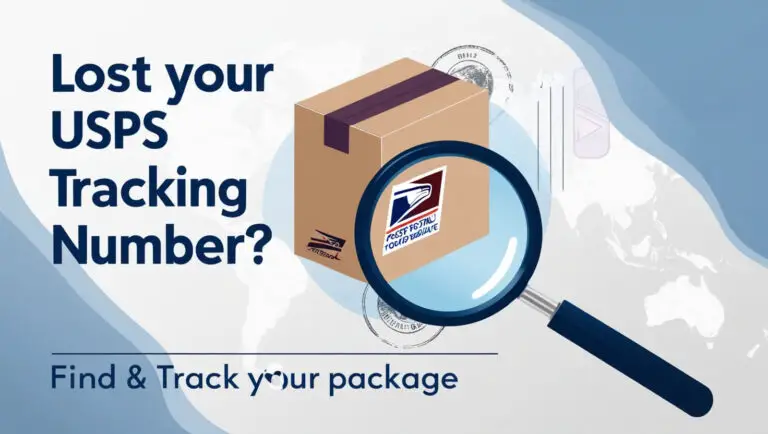 Lost USPS Tracking Number