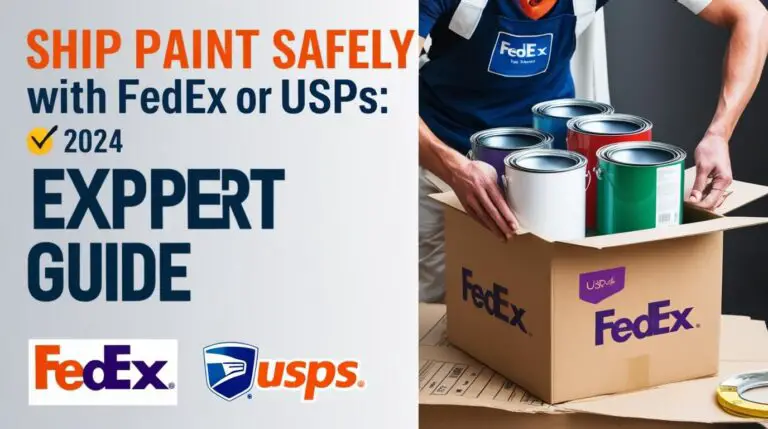 Ship Paint Safely with FedEx or USPS