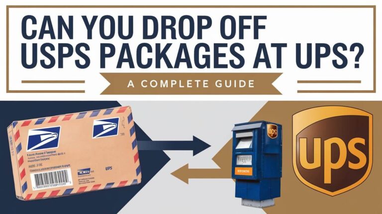 Can You Drop Off USPS Packages at UPS